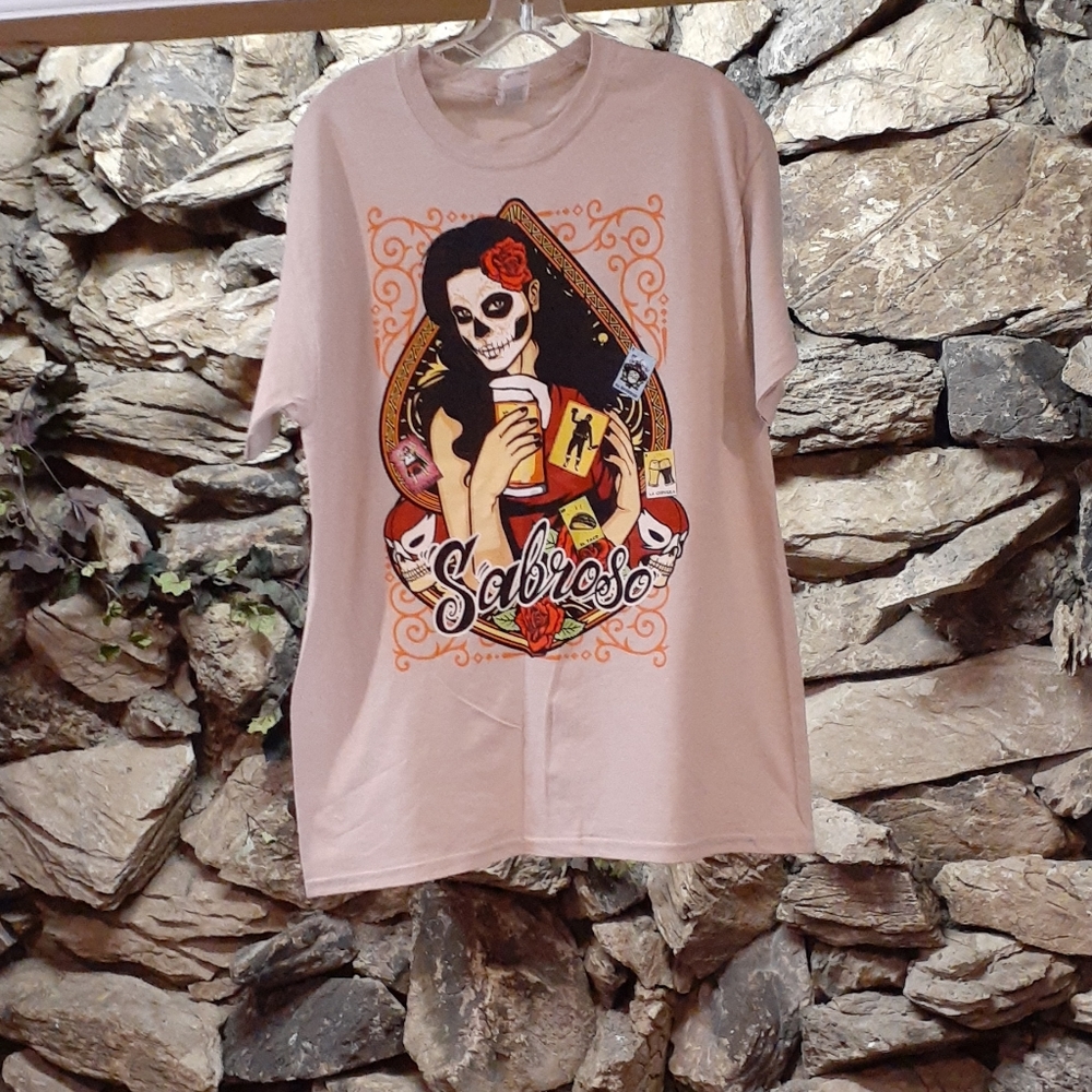 Gildan beidge tee shirt